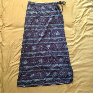 Faux wrap skirt